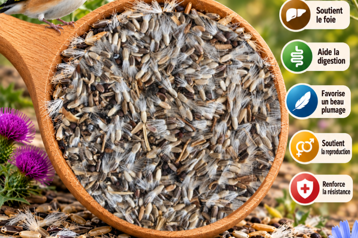 herb bird mix, producten recht uit de natuur