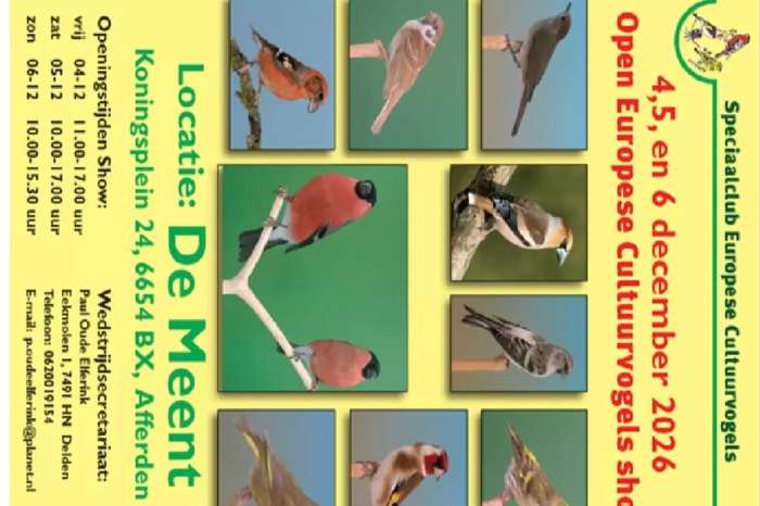 de grootste europese cultuurvogelshow van nederland