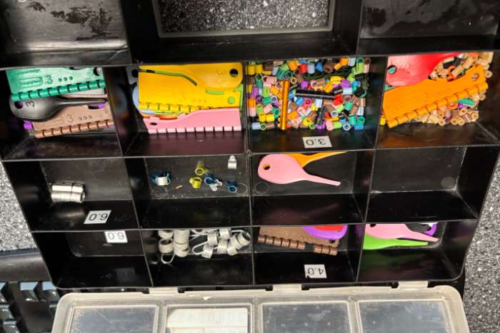 plastic vogelringen maat 2,5 3,0 en 4,0 en geslachttestrer