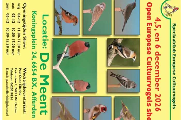 de grootste europese cultuurvogelshow van nederland