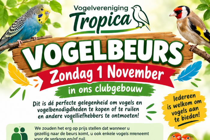 vogelbeurs vv tropica heemskerk 1 november